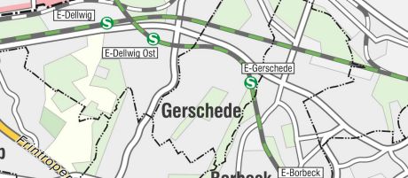 Essen Gerschede - Karte