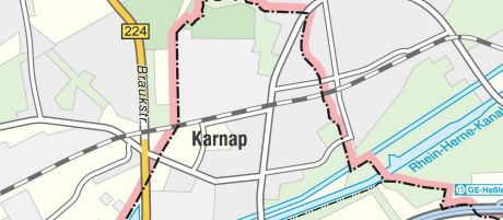 Essen Karnap - Karte