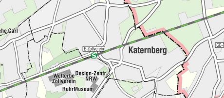 Essen Katernberg - Karte