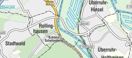 Essen Rellinghausen - Karte